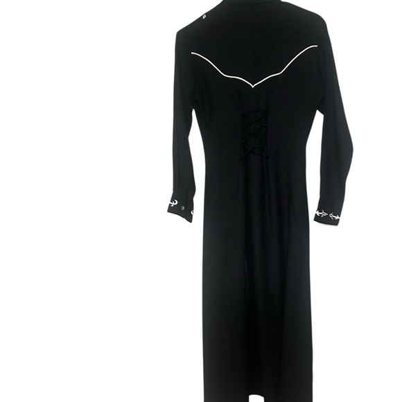 Black Western Fringe Dress - Picture 2 of 5